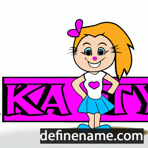 cartoon of the name Katty