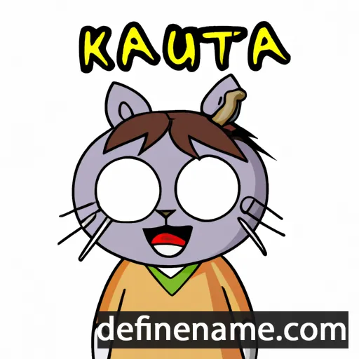 cartoon of the name Katua