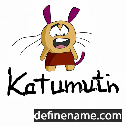 cartoon of the name Katumin