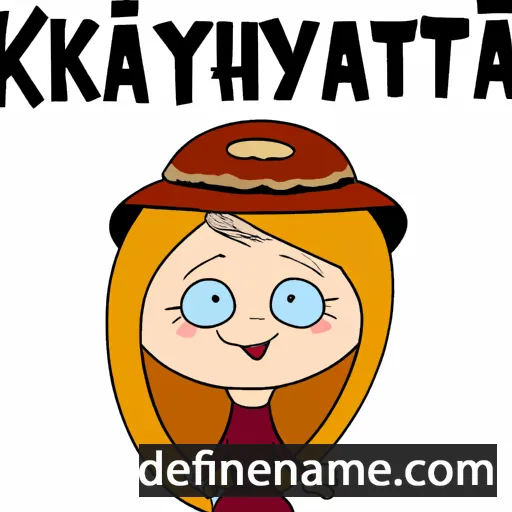 cartoon of the name Katyushka