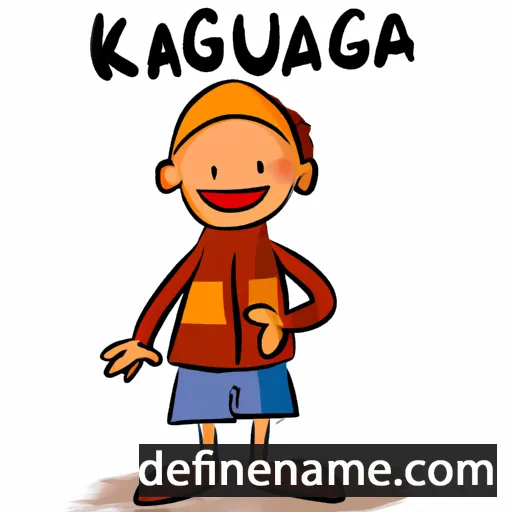 cartoon of the name Kaugúnaĸ