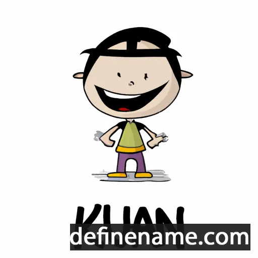 cartoon of the name Kaun