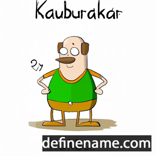 cartoon of the name Kaurbek