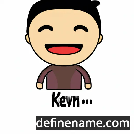 cartoon of the name Kaven