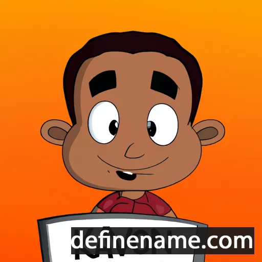 cartoon of the name Kavon