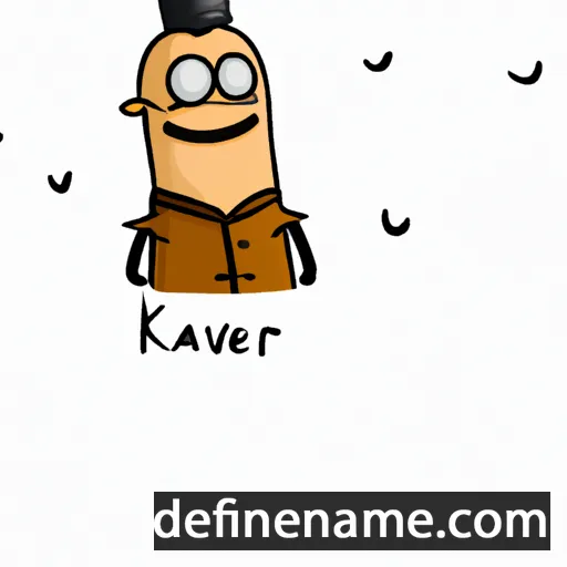 cartoon of the name Kavtar