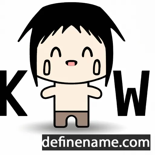 cartoon of the name Kawai