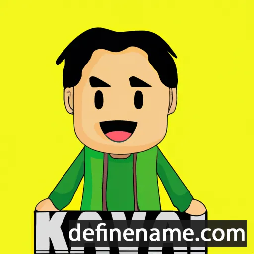 cartoon of the name Kawan