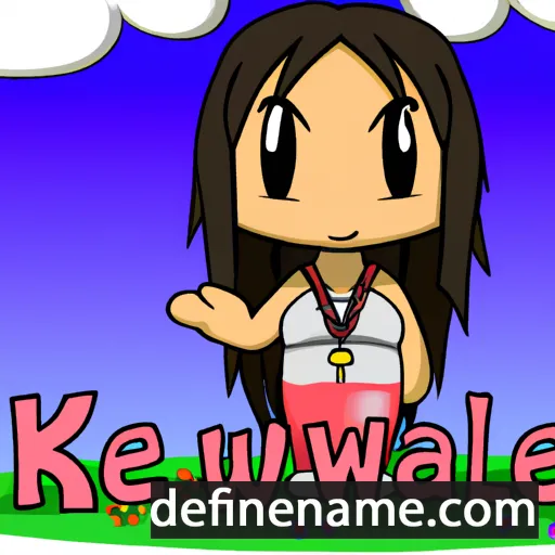 cartoon of the name Kawelohea