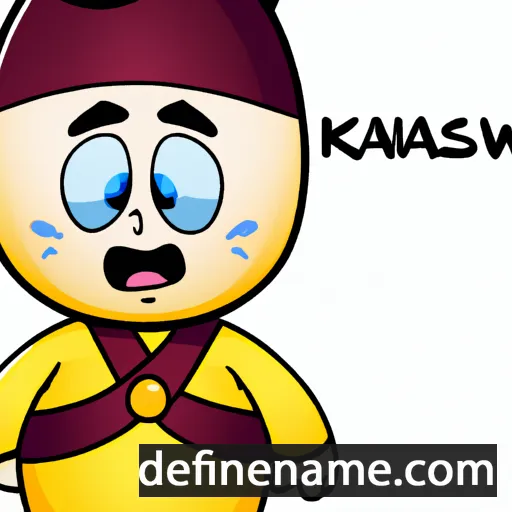 cartoon of the name Kawsar