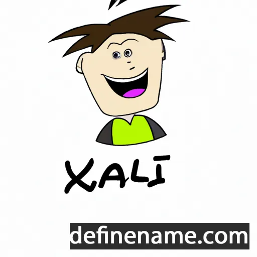 cartoon of the name Kaxil