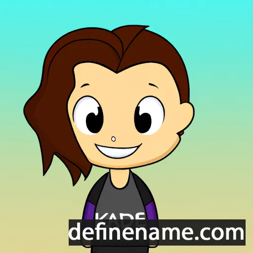 cartoon of the name Kaydee