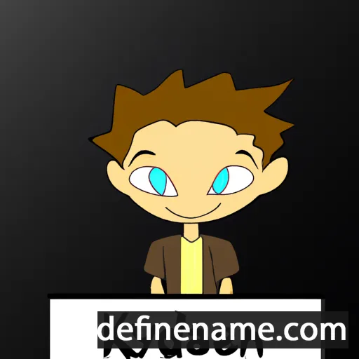 cartoon of the name Kaydenn