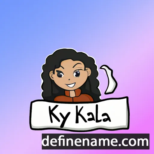 Kayela cartoon