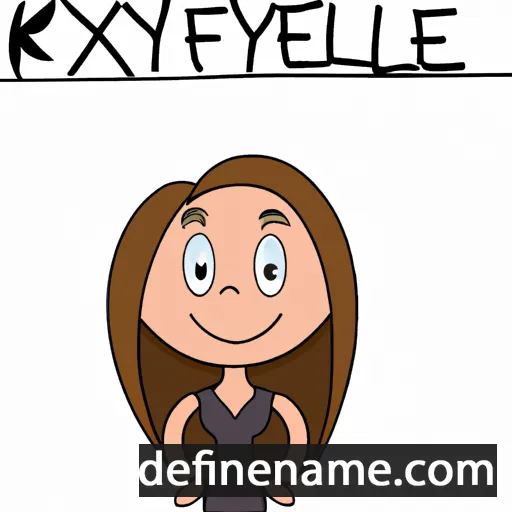 Kayelee cartoon