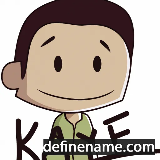 cartoon of the name Kayke