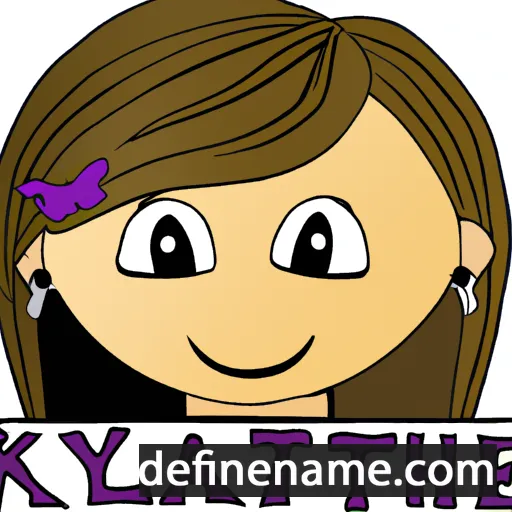 cartoon of the name Kayletta