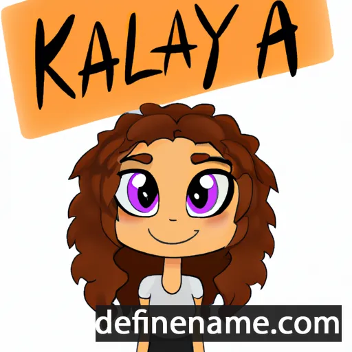 Kaylla cartoon