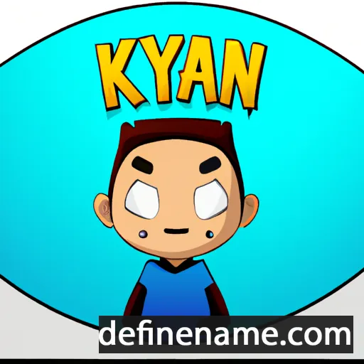 cartoon of the name Kaynyn