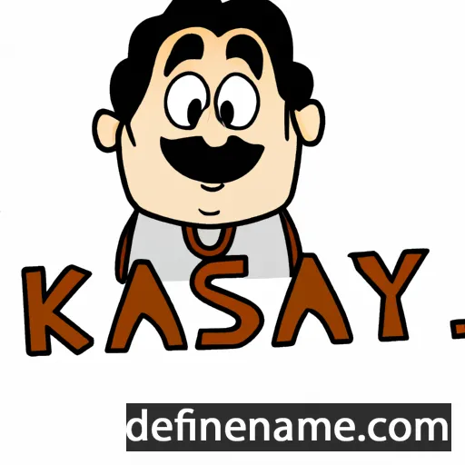 cartoon of the name Kaysar