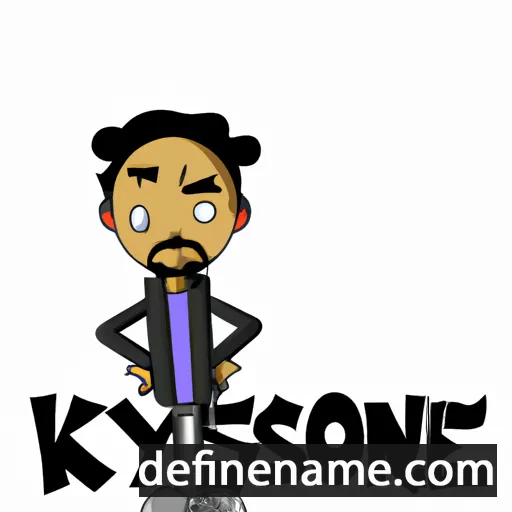 cartoon of the name Kaysone