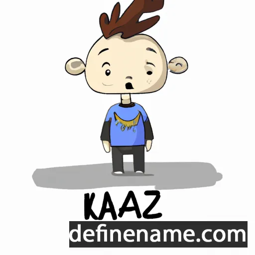 cartoon of the name Kazė