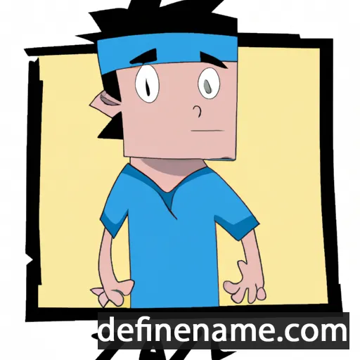 cartoon of the name Kaze