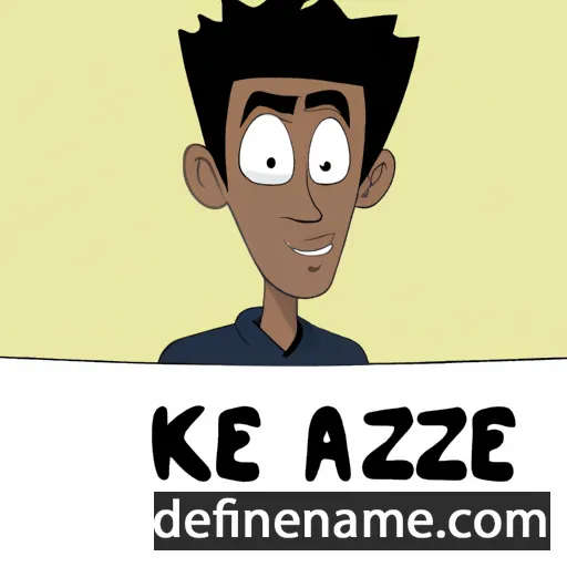 cartoon of the name Kazeem