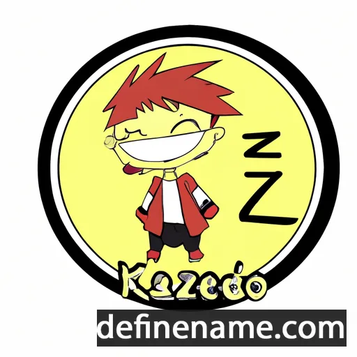 cartoon of the name Kazeko