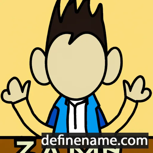 cartoon of the name Kazım