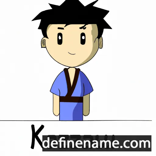 cartoon of the name Kazuaki