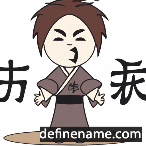 cartoon of the name Kazuha