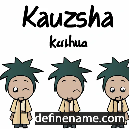 cartoon of the name Kazuhisa