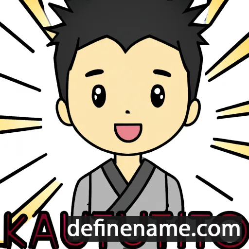 cartoon of the name Kazuhito