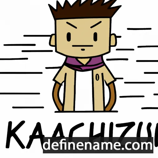 cartoon of the name Kazuichi