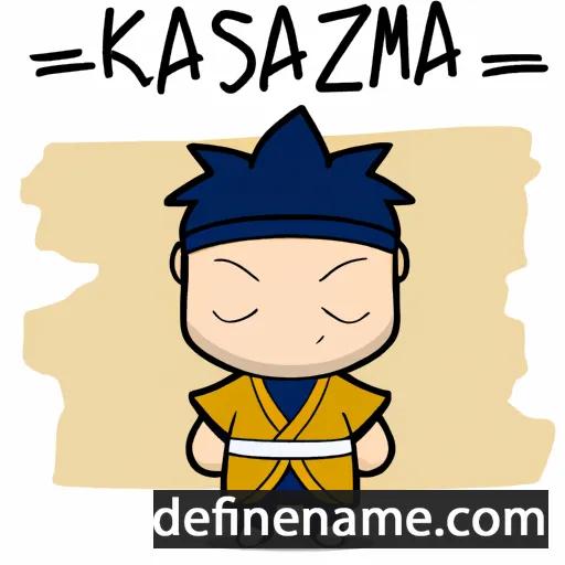 Kazumasa cartoon