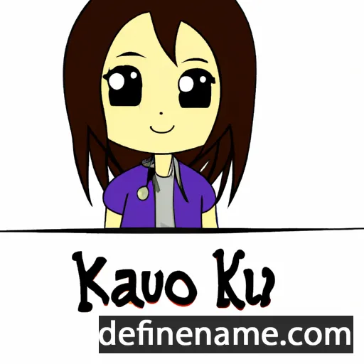 cartoon of the name Kazuyo