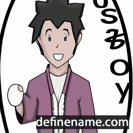 cartoon of the name Kazuyoshi