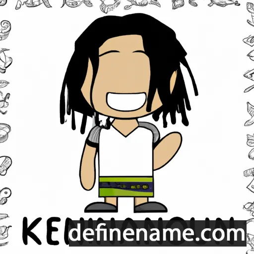 cartoon of the name Keānuenueokalani