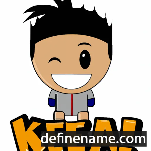 cartoon of the name Keaki