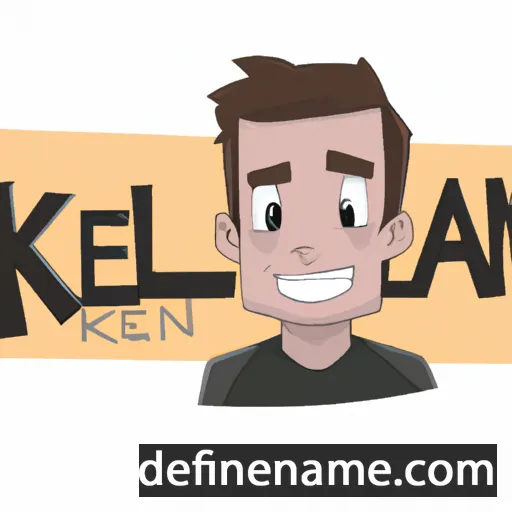 cartoon of the name Kealan