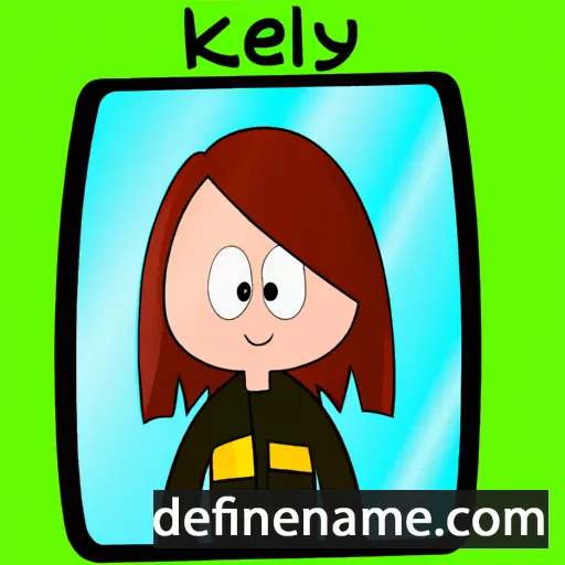 cartoon of the name Kealey