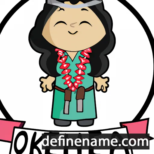 Keali'i O'ka'ehukai cartoon