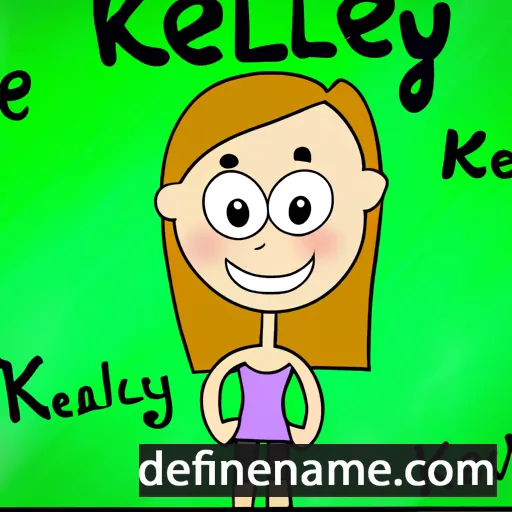 cartoon of the name Kealy