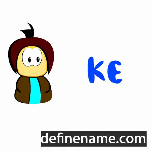 cartoon of the name Keasa