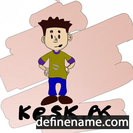 cartoon of the name Keasik