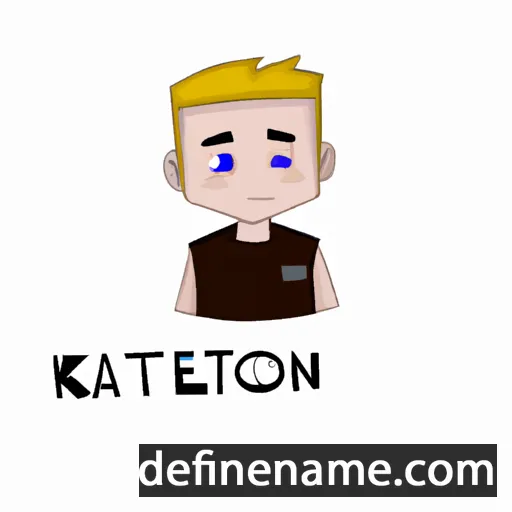 cartoon of the name Keatin