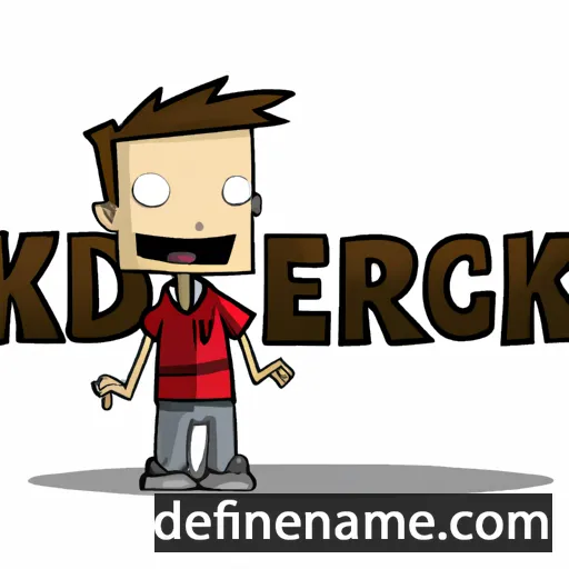 cartoon of the name Kedrick