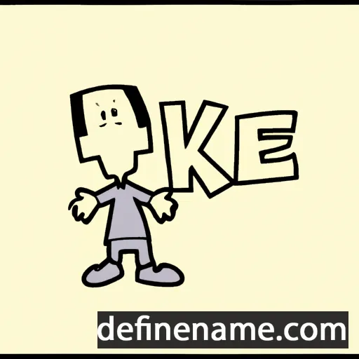 cartoon of the name Kee