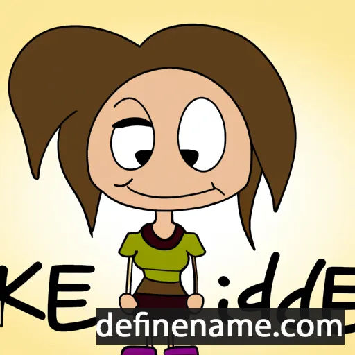 cartoon of the name Keedie